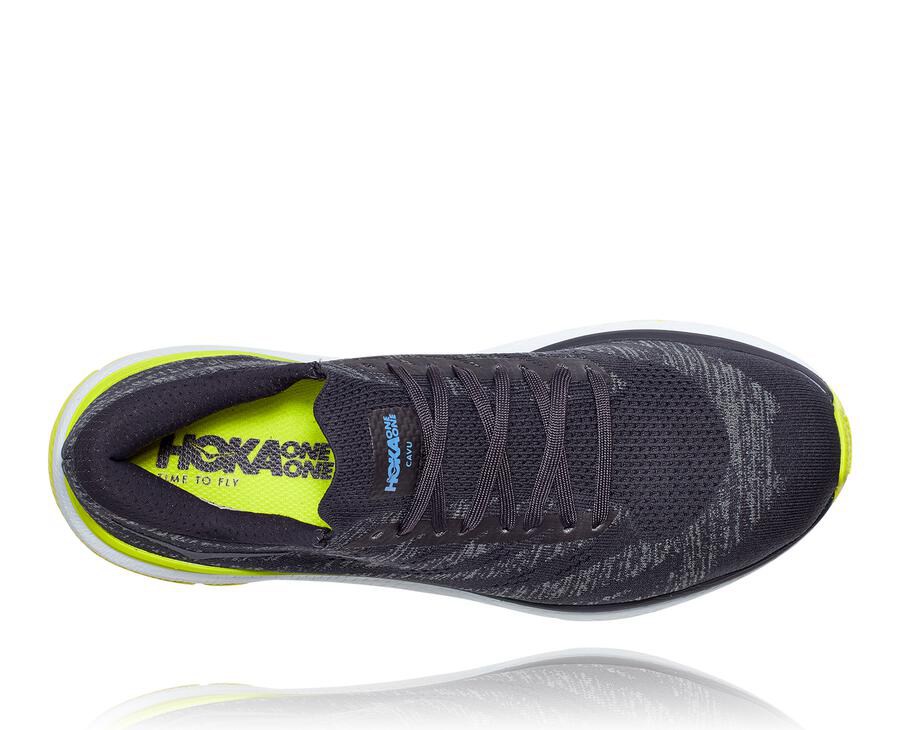 Hoka One One ランニングシューズ メンズ ネイビー - Cavu 3 - YA2185640